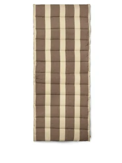 Ferm Living Strand Quilted Matress Carob Brown/Parchment New