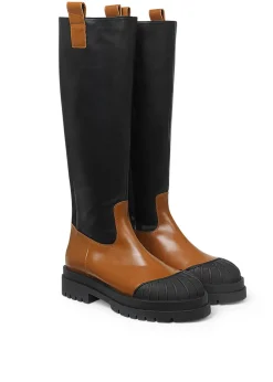 Angulus Støvle 7747-101 Camel/ Black Fashion