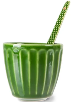 HKLiving The Emeralds Ceramic Rug Ribbed