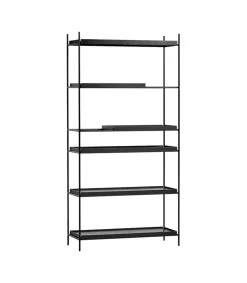 Woud Tray Shelf Black painted Sale