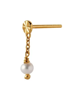 Stine A Tres Petit Etoile Earring With Pearl