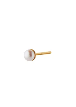 Stine A Tres Petit Pearl Earring Goldplated Hot