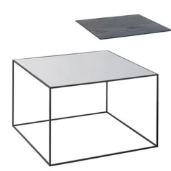 Audo Copenhagen Twin 49 Table Cool Grey/Black With Black Base Hot