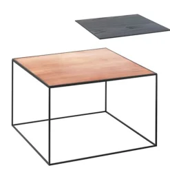 Audo Copenhagen Twin 49 Table Copper/Black With Black Base Outlet