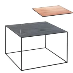 Audo Copenhagen Twin 49 Table Copper/Black With Black Base Outlet