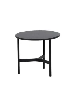 Cane-line Twist Coffee Table - Small Base: Lava Grey, Aluminium / Top: Fossil Grey, Ceramic New