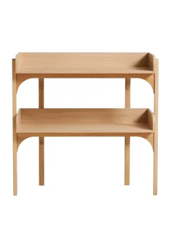 Woud Utility Shelf White Pigmented Oak Outlet