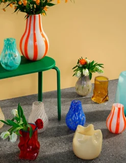 Broste CPH Vase 'Ada Crosstripe' Fashion