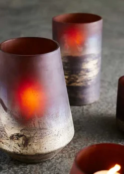 MUUBS Vase Lana Vase Lana 26 - Brown/Gold - Stock sale Fashion