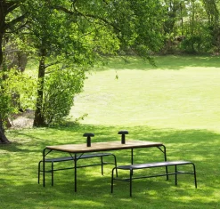 Normann Copenhagen Vig Bench Dark Green Hot