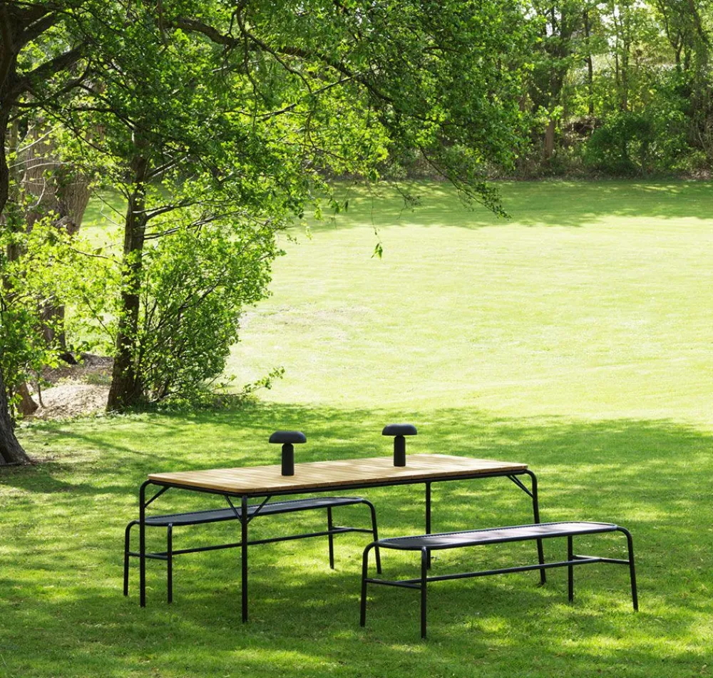 Normann Copenhagen Vig Bench Dark Green Hot