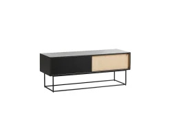 Woud Virka Sideboard Black Painted Oak / Oak Veneer - Low Sale