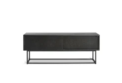 Woud Virka Sideboard Black Painted Oak Veneer - Low New