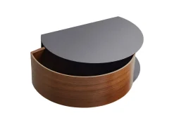 Woud Wallie Shelf Black/Walnut Sale