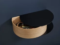 Woud Wallie Shelf Black/Walnut Sale