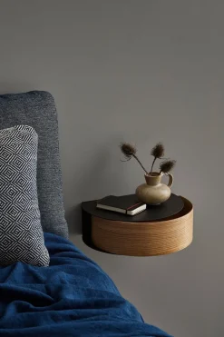 Woud Wallie Shelf Black/Walnut Sale