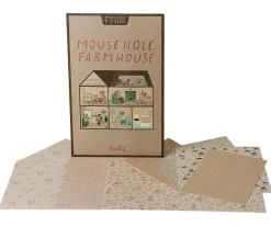 Kinder Maileg Wallpaper - Mouse Hole