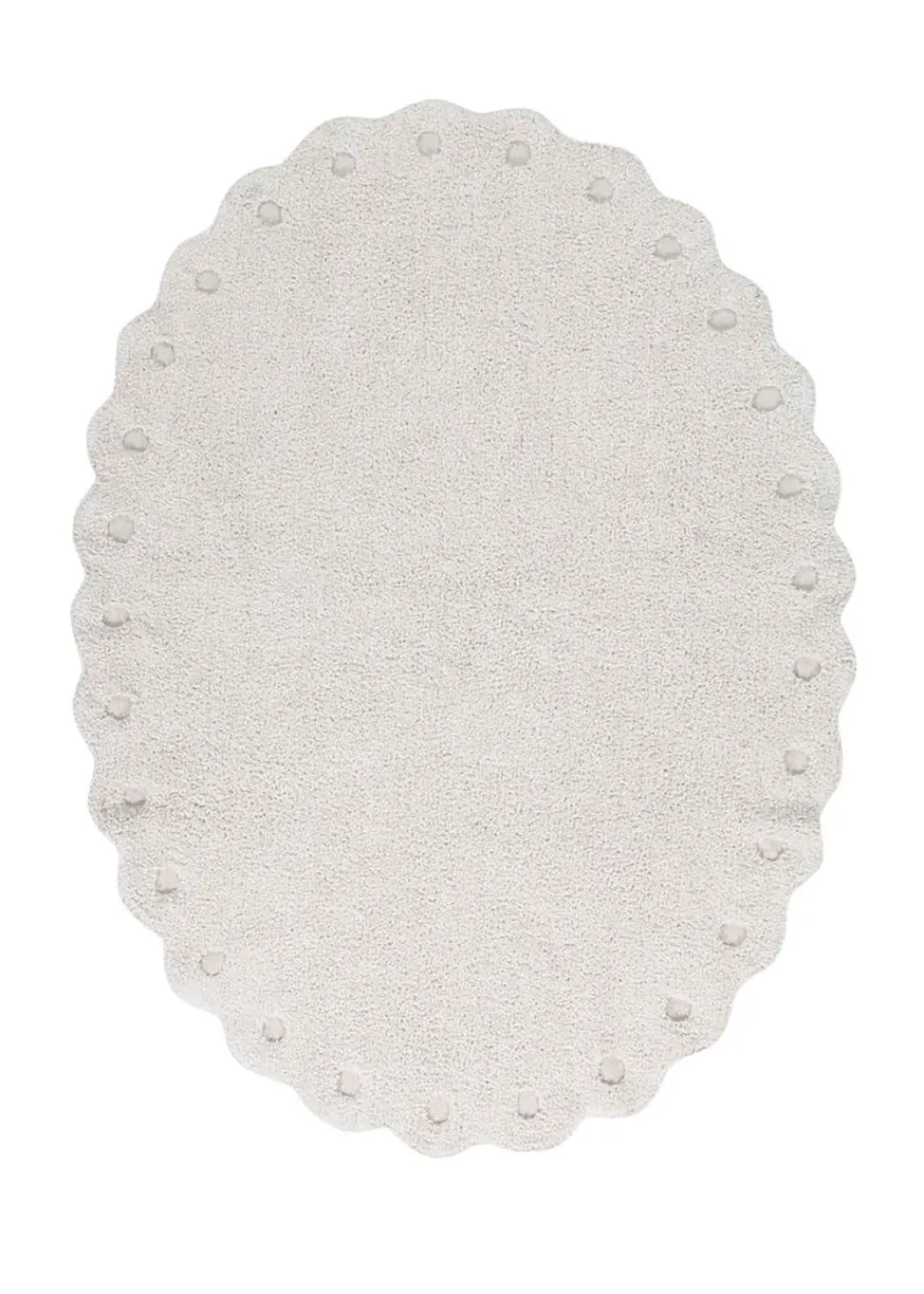 Lorena Canals Washable Rug Pinecone Ivory New