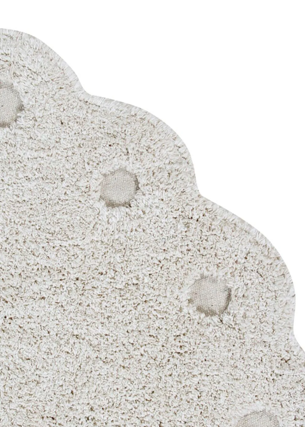 Lorena Canals Washable Rug Pinecone Ivory New