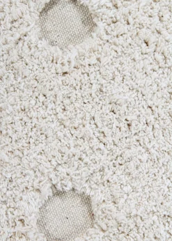 Lorena Canals Washable Rug Pinecone Ivory New