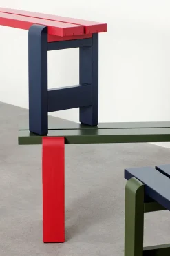 HAY Weekday Bench Duo Olive & Wine Red Online