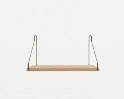 FRAMA White Stained Oak Shelf - 40 cm White/Black Sale