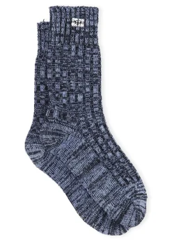 Ganni Winter Melange Ribbed Socks