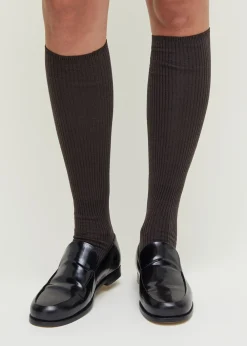 Aiayu Wool Knee Socks