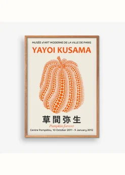 Empty Wall Yayoi Kusama Pumpkin Forever Orange New