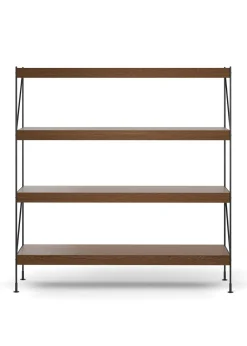 Audo Copenhagen Zet Storage System - H158 Black Steel / Dark Stained Oak Online