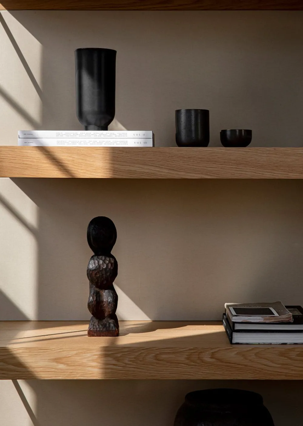 Audo Copenhagen Zet Storage System - H70 Black Steel / Dark Stained Oak Online