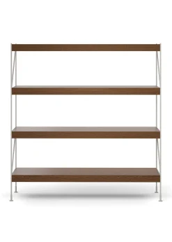 Audo Copenhagen Zet Storage System - H158 Ivory Steel / Dark Stained Oak Discount