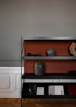 Audo Copenhagen Zet Storage System - H158 Ivory Steel / Dark Stained Oak Discount